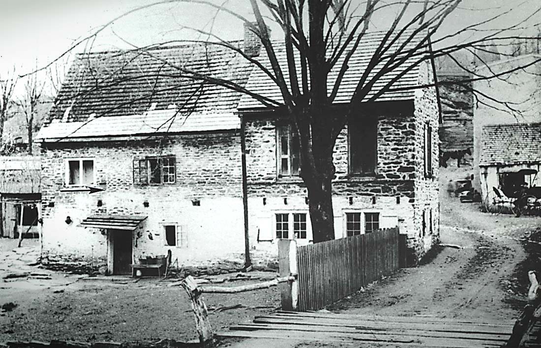 ca. 1800s, Germantown Road running along the right